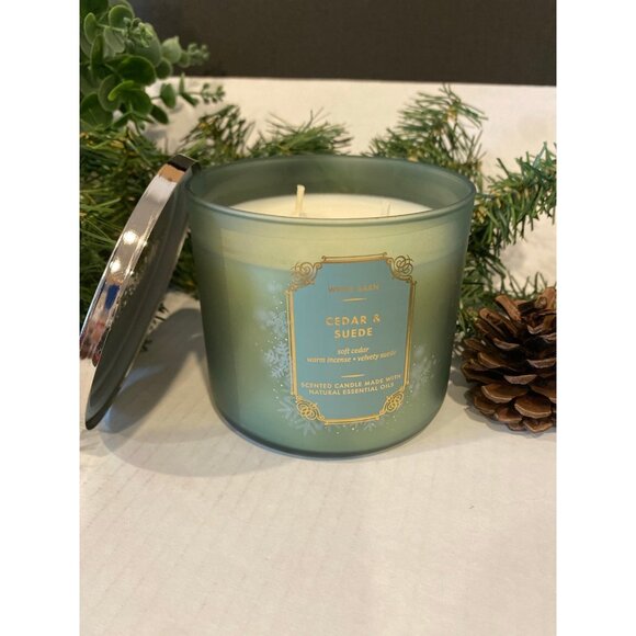 Bath & Body Works | Accents | Bath Body Works White Barn Cedar Suede ...